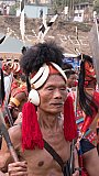 Wangcho-Krieger auf dem Oriah-Fest - Indien - Nordosten - Land und Leute