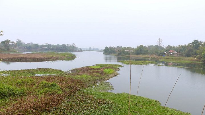 Zufl&uuml;sse des Brahmaputra bei Majuli - Indien-Nordosten-Landschaft