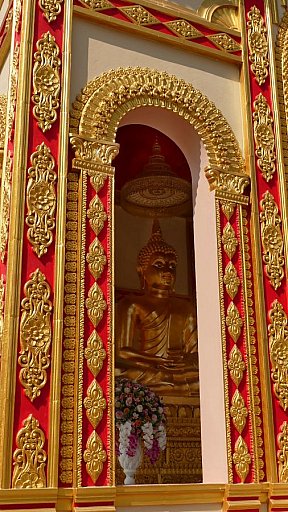 Ornamente am Pavillon der Goldenen Pagode - Indien - Nordosten - Sehensw&uuml;rdigkeiten
