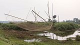 Fischernetze auf Majuli Island - Indien - Assam - Land und Leute