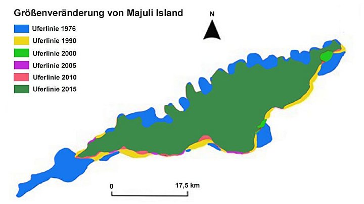Majuli Island im Brahmaputra - IND-Blog-Bilder