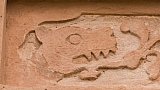 Tiger-Relief des Ahom-Pavillon Ranghar - Indien - Nordosten - Sehensw&uuml;rdigkeiten
