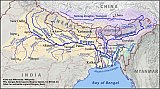 &Uuml;bersichtskarte Ganges-Bramaputra-Tiefland - IND-Blog-Bilder