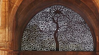 Jali-Fenster der Sidi Saiyyed Moschee - Gujarat - Sehensw&uuml;rdigkeiten