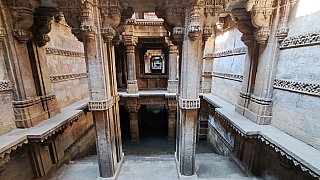 Unterirdische Etagen des Bav Harir Vav - Gujarat - Sehensw&uuml;rdigkeiten