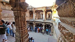 Stufenbrunnen Adalaj Ni Vav - Gujarat - Sehensw&uuml;rdigkeiten