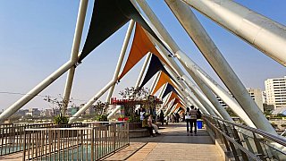 Dachkonstruktion der Altal-Br&uuml;cke - Gujarat - Sehensw&uuml;rdigkeiten