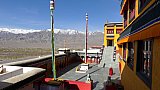 Klosterhof von Tikse - Ladakh: Sehensw&uuml;rdigkeiten