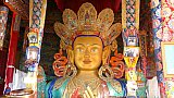 Maitreya-Buddha im Tikse Kloster - Ladakh: Sehensw&uuml;rdigkeiten