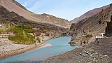 Landschaft am Indus bei Alchi - Ladakh: Landschaft