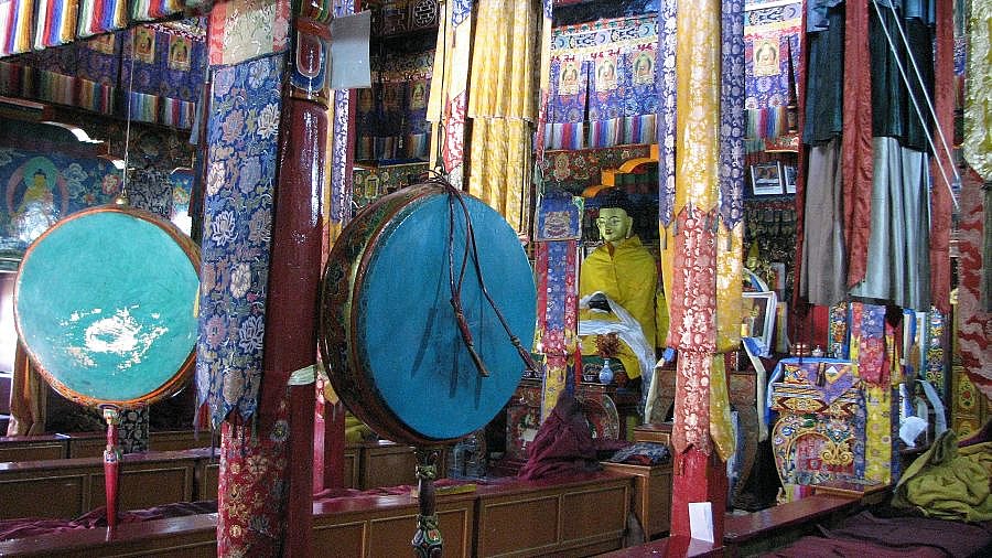 Versammlungshalle Phyang Kloster - Ladakh: Sehensw&uuml;rdigkeiten