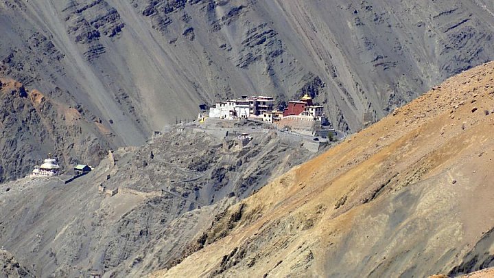 Blick auf die Tingmosgang Klosterfestung - Ladakh: Sehensw&uuml;rdigkeiten