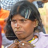 Frau vom Dongria Kondh-Stamm in Chatikona - Chhattisgarh: Land-und-Leute