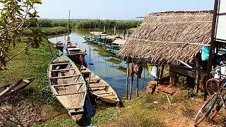 Chiliko Lake in Odisha am Golf von Bengalen - Chhattisgarh: Landschaft