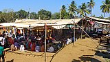 Gro&szlig;es Pilgerrestaurant beim Joranda Kloster - Chhattisgarh: Land-und-Leute