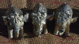 Kunstvolle Miniatur-Elefanten aus Odisha - Chhattisgarh: Land-und-Leute