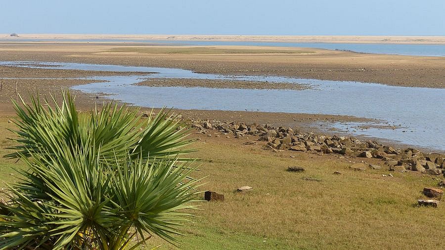 Lagune am Chandrabagha Beach - Chhattisgarh: Landschaft