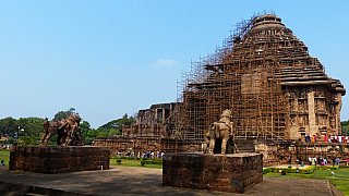 Konark Sonnentempel S&uuml;dseite - Chhattisgarh: Sehensw&uuml;rdigkeiten