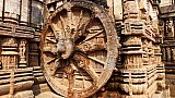 Wagenrad des Sonnentempels in Konark - Chhattisgarh: Sehensw&uuml;rdigkeiten