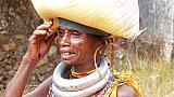 Frau des Gadaba-Volksstammes in Odisha - Chhattisgarh: Land-und-Leute