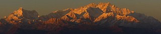 Kangchenjunga im Sonnenuntergang - West-Bengalen: Landschaft