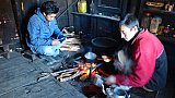 K&uuml;che im G&auml;stehaus in Molley - West-Bengalen: Essen & Schlafen