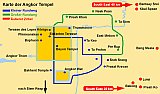 Karte der Angkor Tempel in Kambodscha - Kambodscha-Blog