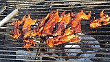 Gegrillte Fr&ouml;sche - Kambodscha - Essen und Schlafen