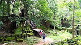 Dschungelpfad in Angkor Thom - Kambodscha - Sehensw&uuml;rdigkeiten