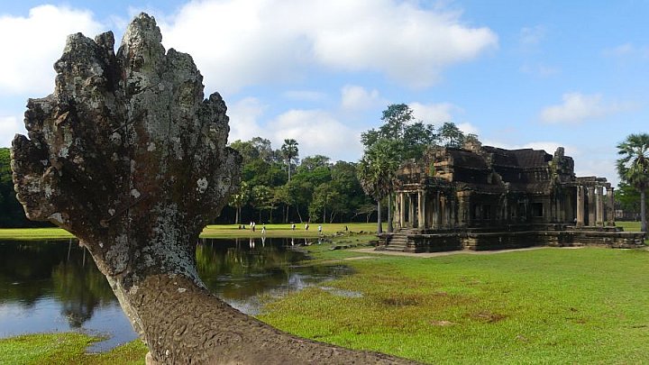Bibliothek-Geb&auml;ude in Angkor Wat - Kambodscha - Sehensw&uuml;rdigkeiten