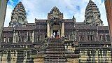 Aufgang zur dritten Terrasse von Angkor Wat - Kambodscha - Sehensw&uuml;rdigkeiten
