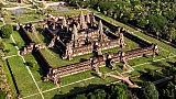 Angkor Wat von oben - Kambodscha - Sehensw&uuml;rdigkeiten