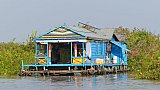 Schwimmendes Haus in Alleinlage auf dem Tonle Sap - Kambodscha - Land und Leute