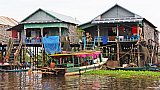 Stelzendorf am Tonle Sap - Kambodscha - Land und Leute
