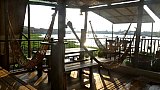 Sonnenterasse des ST63-Homestay in Kampong Khleang - Kambodscha - Essen und Schlafen