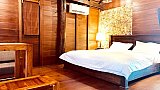 Zimmer im Stung Treng Resort - Kambodscha - Essen und Schlafen
