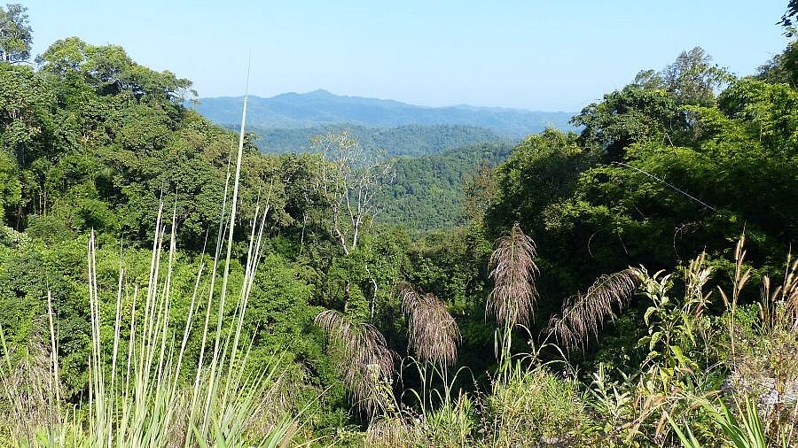 Berglandschaft im Norden von Laos - Laos - Landschaft