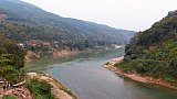 Zusammenfluss von Nam Pak und Nam Ou-Fluss - Laos - Landschaft