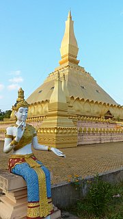 Goldene Pagode nahe Luang Namtha - Laos - Sehensw&uuml;rdigkeiten