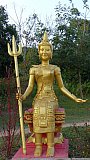Buddha-Statue der Goldenen Pagode in Luang Namtha - Laos - Sehensw&uuml;rdigkeiten