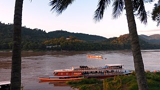 Sonnenuntergangsstimmung - Laos - Sehensw&uuml;rdigkeiten
