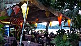 Restaurant am Nam Khan Fluss in Luang Prabang - Laos - Schlafen und Essen