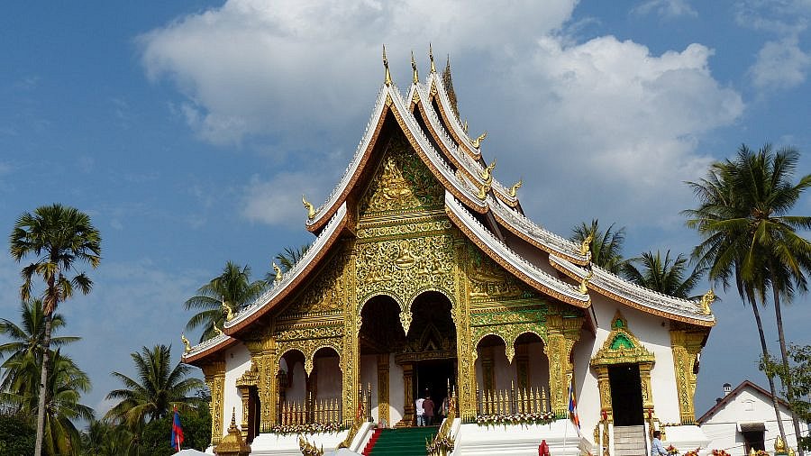 Gro&szlig;er Tempel beim K&ouml;nigspalast - Laos - Sehensw&uuml;rdigkeiten