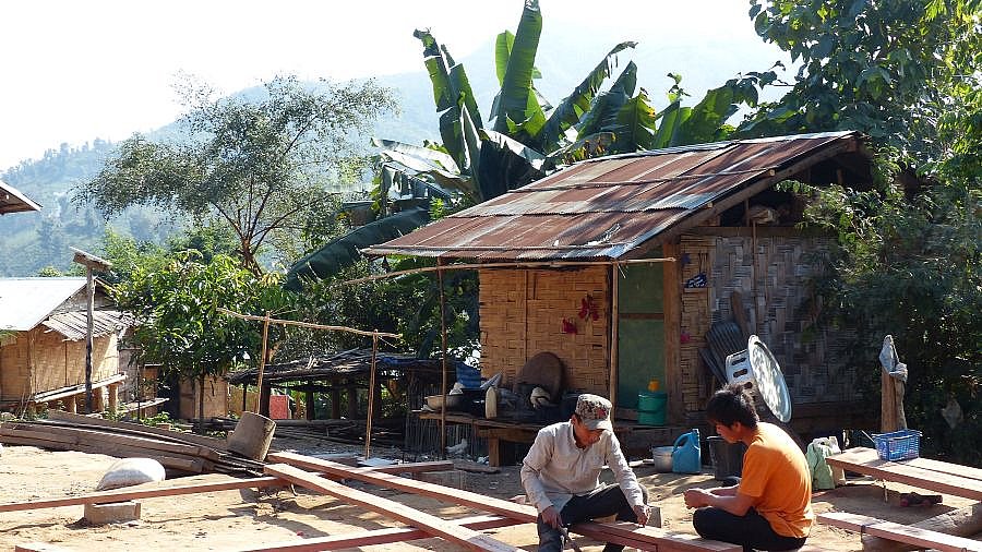 Khmu-Dorf Houayhao am Mekong - Laos - Land und Leute