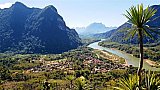 Pha Ngoi Viewpoint in Muang Ngoi - Laos - Landschaft