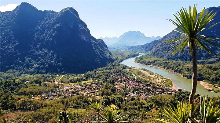Pha Ngoi Viewpoint in Muang Ngoi - Laos - Landschaft