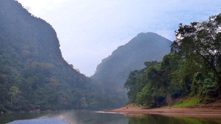 Karstberge am Nam Ou Fluss - Laos - Landschaft