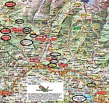 Trekkingkarte s&uuml;dliche Annapurna in Nepal - Nepal-Blog