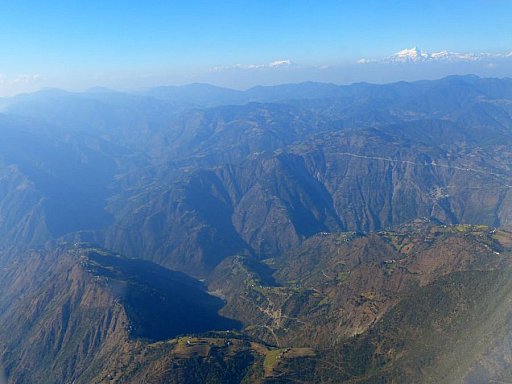 2014 - Landeanflug nach Kathmandu in Nepal - Nepal Himalaya-Panoramen
