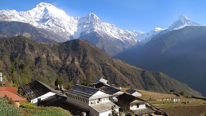 Gandruk Am Fu&szlig; des Annapurna-Massivs - Pokhara und Annapurna - Landschaft